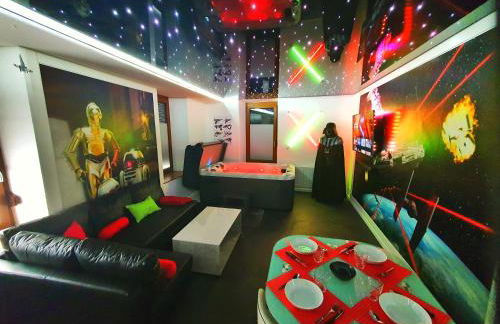 GALAXY SPA-4 Pers-Jacuzzi-Insolite-Parking-Jardin-Clim-Colmar - Foto 8