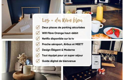 Le Rêve Bleu Jardin Parking Aéroport MEETT - Foto 29