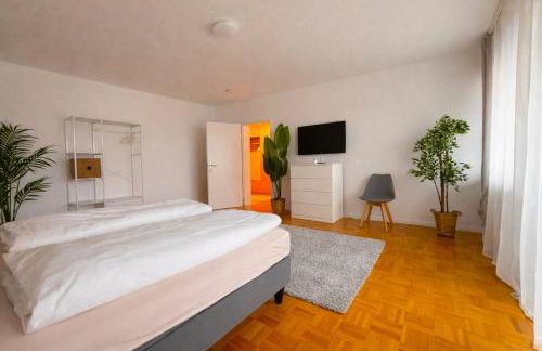 stylische 110m2 Wohnung in Top Lage mit Balkon und 2 Schlafzimmern für bis zu 6 Personen sowie kostenloser Parkgarage max 1,65m Höhe und 1,8m Breite - Foto 5