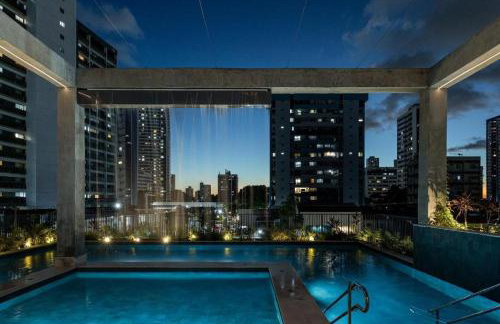 Studio inteiramente novo em localização perfeita, lazer completo e muito conforto! - Foto 1