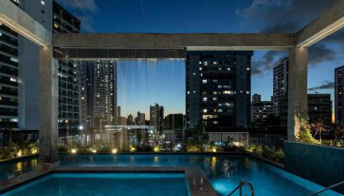Studio inteiramente novo em localização perfeita, lazer completo e muito conforto! - Foto 1