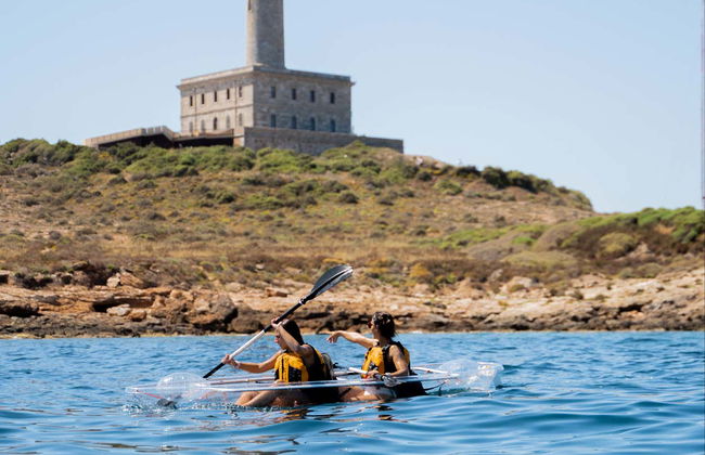 Balade en kayak transparent à Cabo de Palos - Photo 4