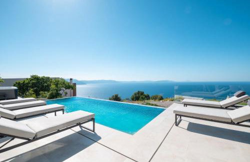 Villa Aristea with sea view, jacuzzi and infinity pool - Foto 7
