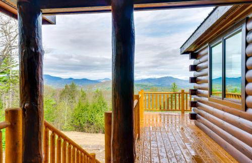 Mtn-View Deck Scenic Conway Log Cabin! - Foto 30