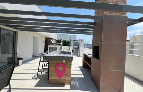 Apartamento Inteiro Novo Praia, 2 Varandas, Piscina e Vista Parcial MAC - Foto 59