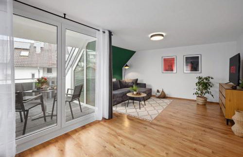 Haven Apartments Laupheim City WLAN Parkplatz Terrasse Balkon - Foto 49