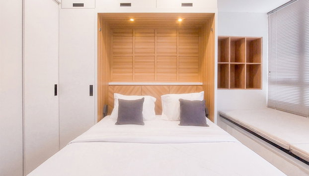 Good Choice And Homey Studio Apartment At Collins Boulevard - Foto 3, Habitación