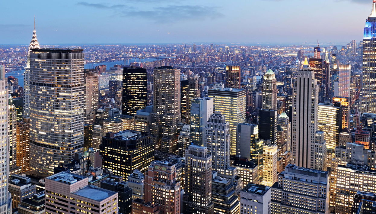 Paseo nocturno en helicóptero por Nueva York