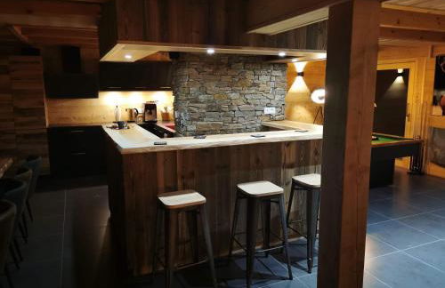 Nouveau Chalet M.META 12 pers sauna,jacuzzi,billard - Foto 22