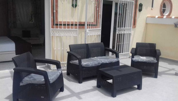 Zona de estar del vestíbulo