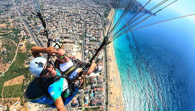 Parapendio in tandem ad Alanya con piloti con licenza professionale - Foto 5