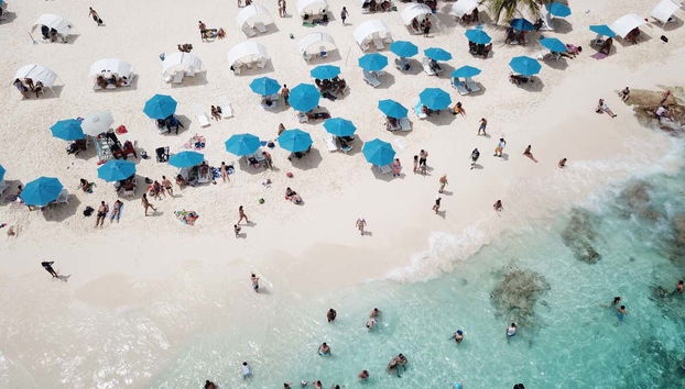 Playa de la isla de Johnny Cay