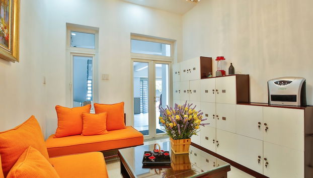 Zona de estar del vestíbulo