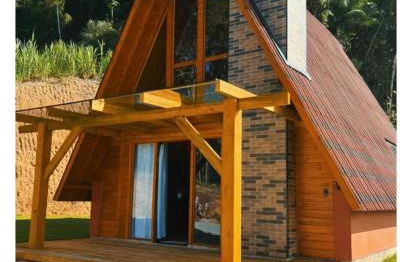 Recanto do Tabuleiro chalé com hidro, lareira, churrasqueira e cozinha perto de floripa - Photo 1