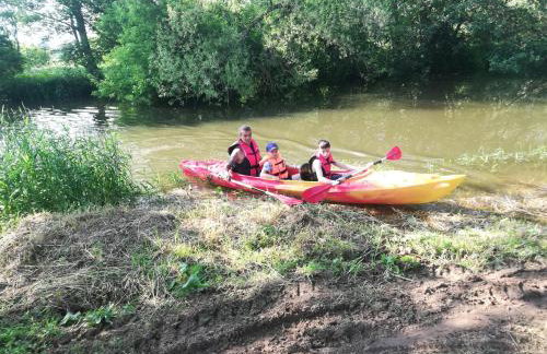Agroturystyka domki nad rzeką Bałtów kajaki rowery klima basen ryby full - Foto 32