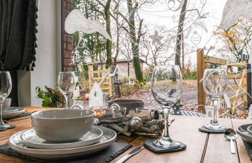 Lodge with log burner Contractors business private parking free Wi-Fi near M4 - Foto 62