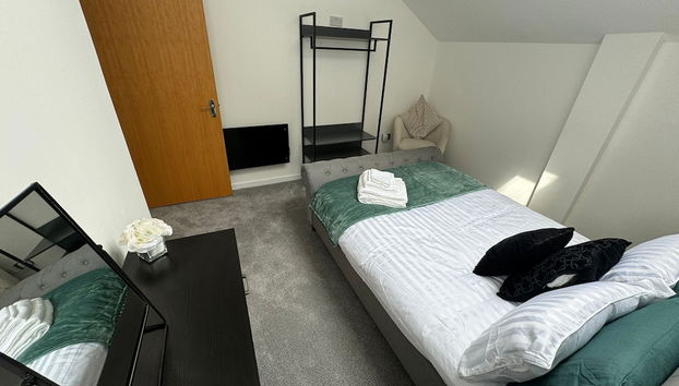 Luxury Loft Style 2 Bed Apartment Next to Excel/o2 - Foto 2, Habitación