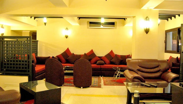 Sitzecke in der Lobby