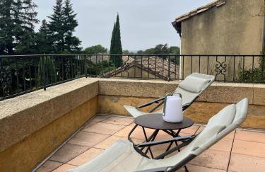 Maison uzès piscine plein sud avec superbe vue - Foto 27
