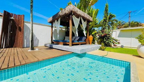 Maravilhosa casa de praia,cama balinesa - Foto 3