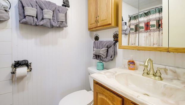 Gatlinburg Home: Mountain Views & Indoor Hot Tub - Foto 3, Interni