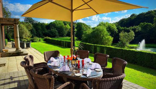 Bettws Hall Accommodation - Photo 3, Garden view