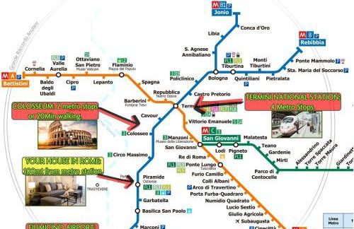 50mt Metro Station - 20min walking from Colosseum - RomeCentralHouse - Elegant and fully equipped - Photo 9