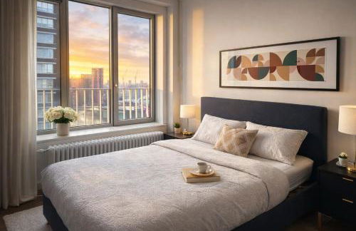 Beautiful view to Canary Wharf , O2 arena , near by London Excel 3-beds - Photo 14