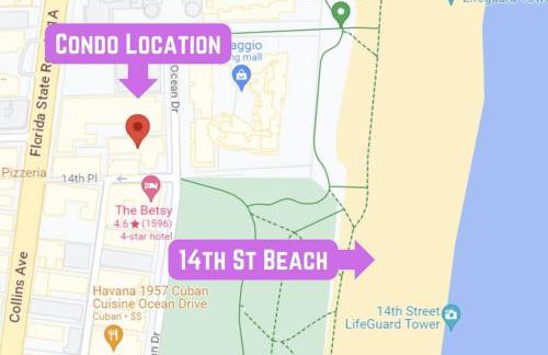 Escape 2 Beach, Ocean Dr Deco Apt with 2 Queen beds - Foto 7