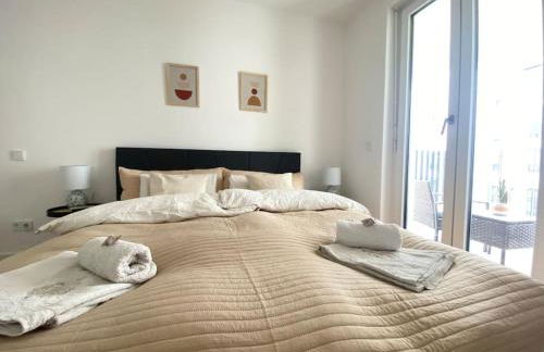 Apartment am Flughafen, Glasfaser-Internet, Waschmaschine - Foto 22