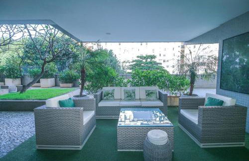 Flat no Humaitá com Piscina e Academia - Foto 45