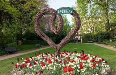 Les Loges Du Théatre 160m2 MAISON PRIVÉ 14 personnes MAX tout équipé a 200m de l'AVENUE DE CHAMPAGNE et toutes commodités DEGUSTATION CHAMPAGNE OFFERTE jacuzzi sauna jeux velos EMPLACEMENT EXCEPTIONNEL et CHIC - Foto 69