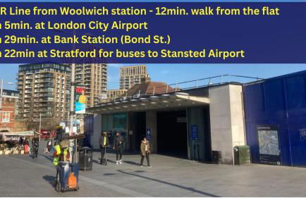 Stylish 2-Bed Flat in Woolwich, Central London - Foto 35