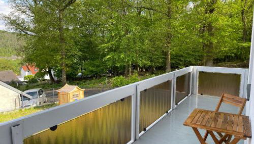 Ferienwohnung Zum Wildpark - Foto 3, Garden view