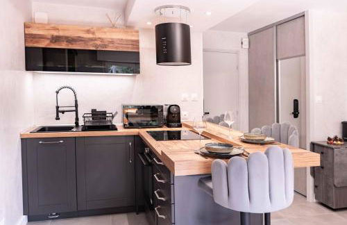 Studio cabine Au Loup Blanc avec vue Mont Blanc - Foto 28