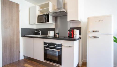 Faubourg des voyageurs 6 - T3 climatisé 4 personnes - proche axe autoroute et gare - Photo 5, stove, dishwasher, toaster