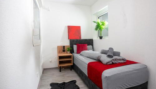 Serviceroom24 - Apartment 3 in Recklinghausen WLAN - Smart-TV - 24-7 Check-in und Küche - Foto 3, towels