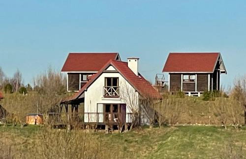 Szarejkowe Wzgórza całoroczny domek z balią na tarasie - Foto 12