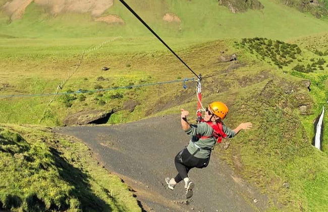 Zip line a Vík í Mýrdal - Foto 7