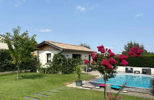 Studio vue piscine au calme près des vignes - Foto 16