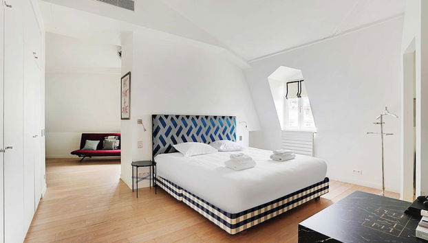 Designer Loft - 2bd/6p- Arc de Trimphe - Foto 3, Habitación