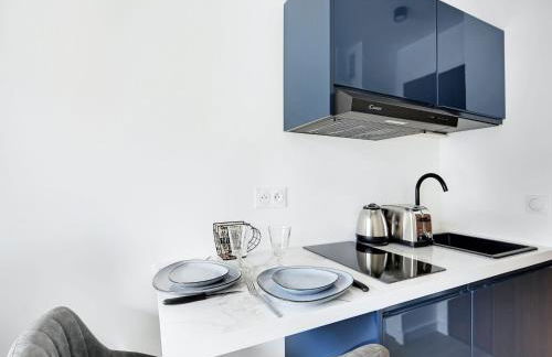 Nice Studio Boulevard Flandrin Rue de la pompe- BAIL MOBILITY - Foto 8