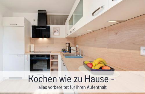 Stadtdomizil Ziegelfeld - Ruhig & Zentral, 65" TV, Südbalkon, vollausgestattete Küche, Altstadt fußläufig, Bahnhof 5-10 Min, Tiefgarage im Haus - Foto 25