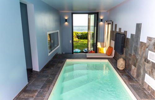 Villa Ponant 5 étoiles à Doëlan, piscine face mer - Foto 14