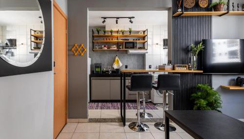 Flats Praia Uberlandia - Apt próximo ao Praia Clube - Area de lazer com Portaria 24 horas, piscina, academia, brinquedoteca, churrasqueira e áreas verdes para caminhadas - Foto 4