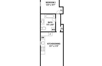 Pristine and comfy Mid-City 2BD 1BA - Foto 16