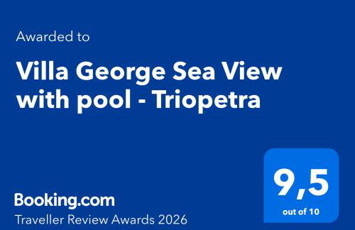 Villa George Sea View with pool - Triopetra - Foto 62