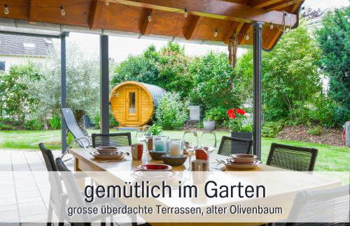 Dahem-Apartments - ruhig Parkplatz Rhein Main Gebiet gut erreichbar - 3 Apartments - barrierefrei mit Garten und Hund auf Anfrage -- 2 SZ Maisonette mit Balkon, -- 2 SZ mit Balkon - Foto 9