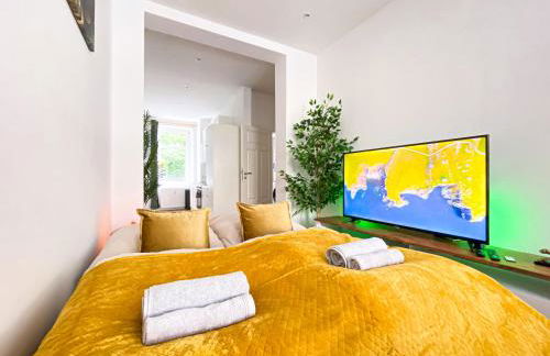 Freundliche Ferienwohnung mit Regendusche, Küche, Waschmaschine&Trockner, TV, WLAN - Photo 10