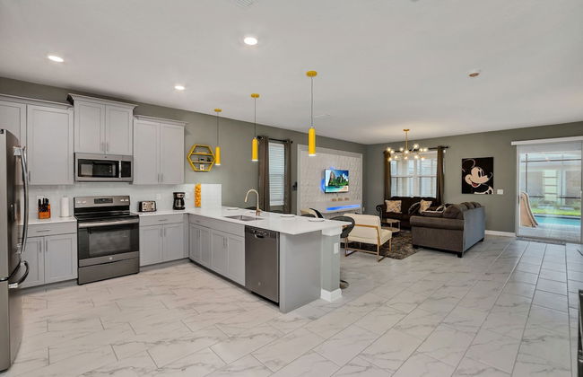 Magical Family Home 8min-disneyworld Pool Spa Sleeps 22 Stl103 - Foto 22